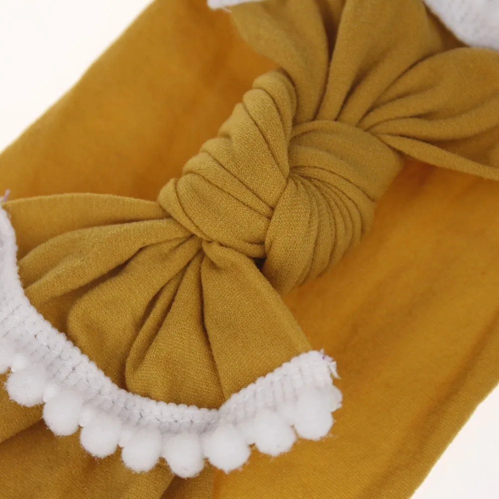 new baby headband Infant hair accessories Baby Toddler Infant Bowknot Headband Stretch Headwear Gift Toddlers headwrap