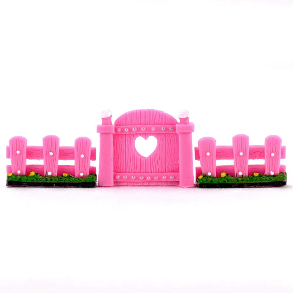 

Mini Resin Door Fence Barrier Micro-landscape Garden DIY Ornaments Professional