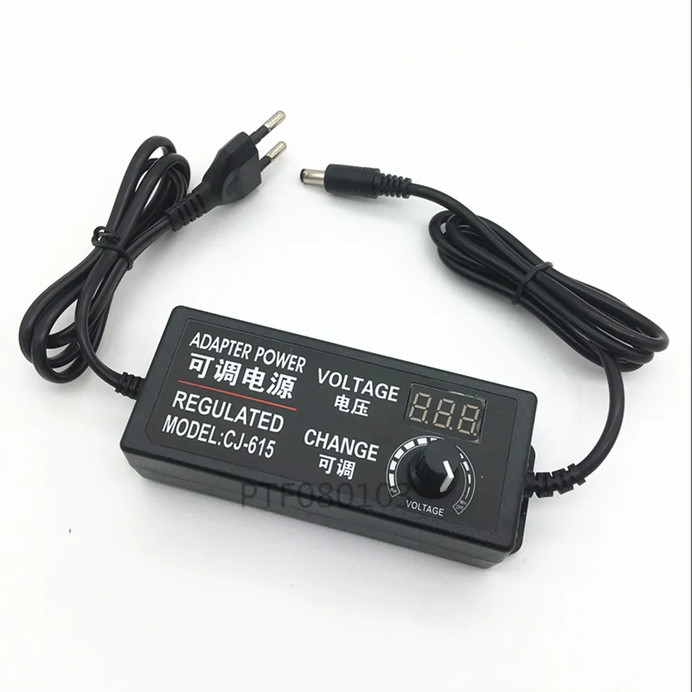 

Adjustable AC to DC 3V-12V 3V-24V 9V-24V Universal adapter with display screen voltage Regulated power supply adapter 3V12V 24 v