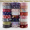 Free shipment -100% Cotton Bias tape printed, size: 25mm,1