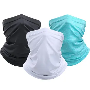 

Unisex Solid Color Sun Protection Outdoor Cycling Face Mask Neck Gaiter Scarf Outdoor Scarf Mask Face Mask Cycling Bandana