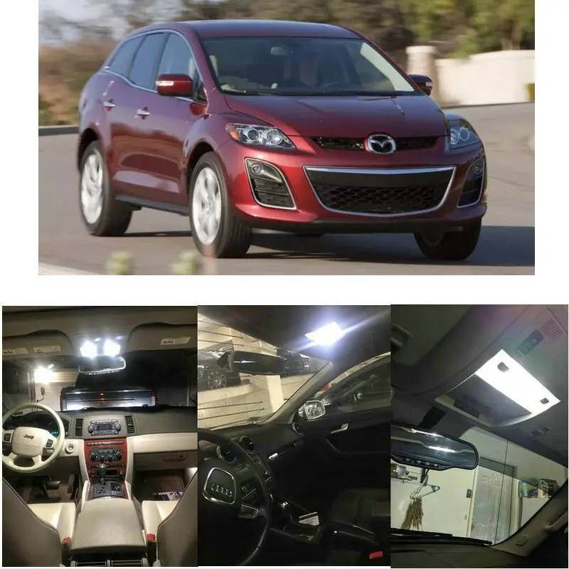 

Interior Led lights For 2012 Mazda CX7 Mazda 3 HatchBack Sedan Sport Mazda 5 2 6 MX-5 Miata CX9