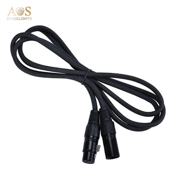 

15 Meters Length 3-Pin Signal Connection DMX Cable For LED Par Light Moving Head Light DMX Stage Lighting Accessories AOS
