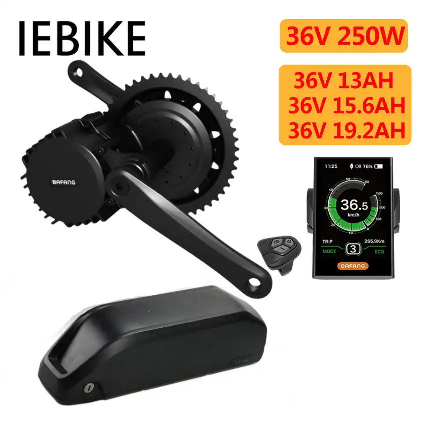 mid drive ebike kit with battery