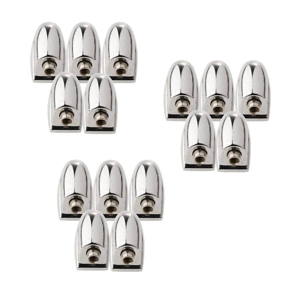 15pcs Drum Hooks Clamp Snare Drum Lugs for Drum Set Kit Parts