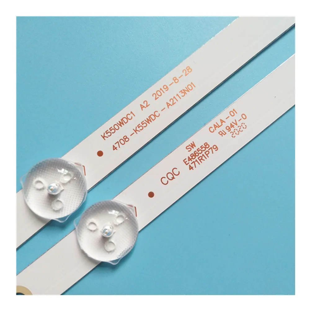 New 80 PCS/lot 5LEDLED backlight strip for 55PUF6092 K550WDC1 A2 4708-K550WD-A2113N01 471R1P79 4708-K55WDC-A1113N01