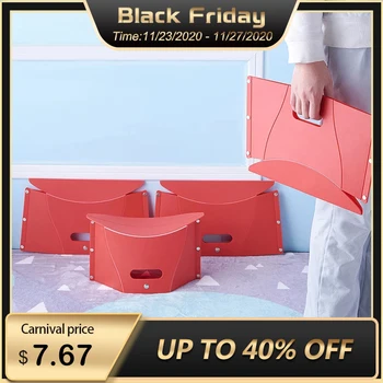 

Portable Foldable Stool Folding Chair Seat Lightweight Travel outdoor fishing Chair Functional Hiking Bench Plastic Chairs