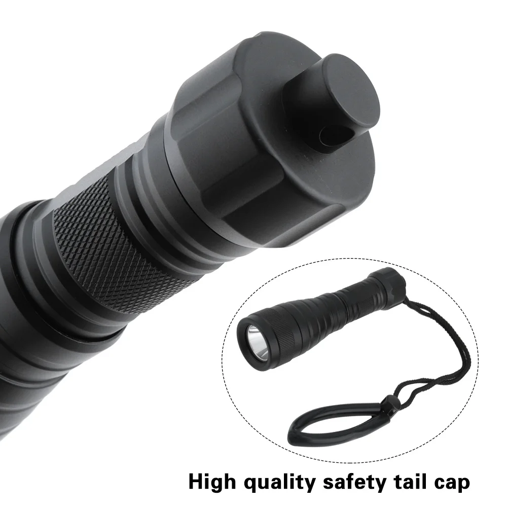  BORUiT DIV05 LED Scuba Diving Flashlight High Power XM-L2 2000LM Torch Underwater 150M Lantern 1865 - 32835085232