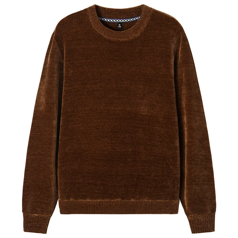Men's Wool Pullovers winter spring warm Long Sleeve Outwear Solid Clothes Cotton Knitted Casual Fashion Male Sweater | Мужская