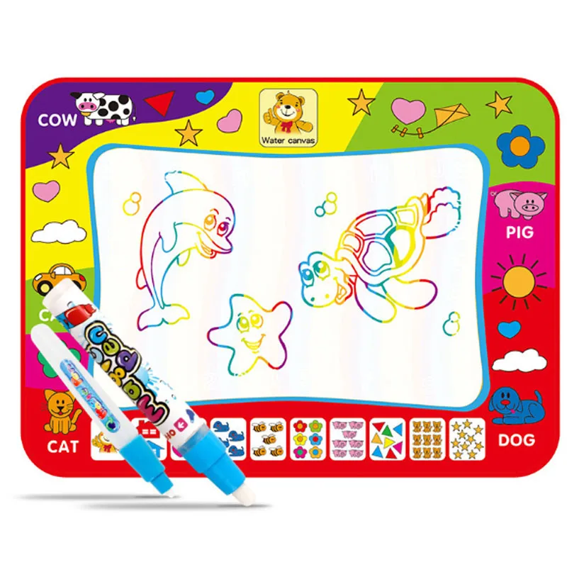 30 см детский красочный волшебный водный рисунок граффити Картина Холст