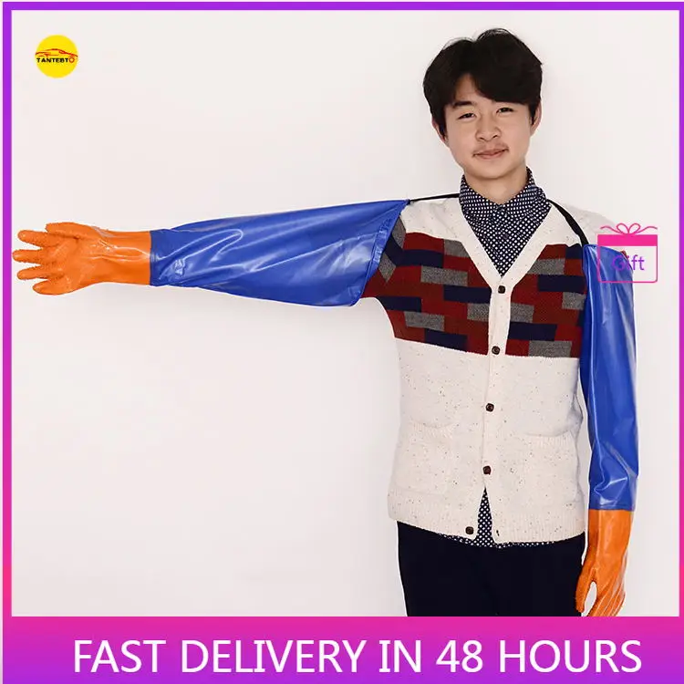 

Anti-slip, Waterproof, Long and Thick Gloves, Sandblasting Gloves