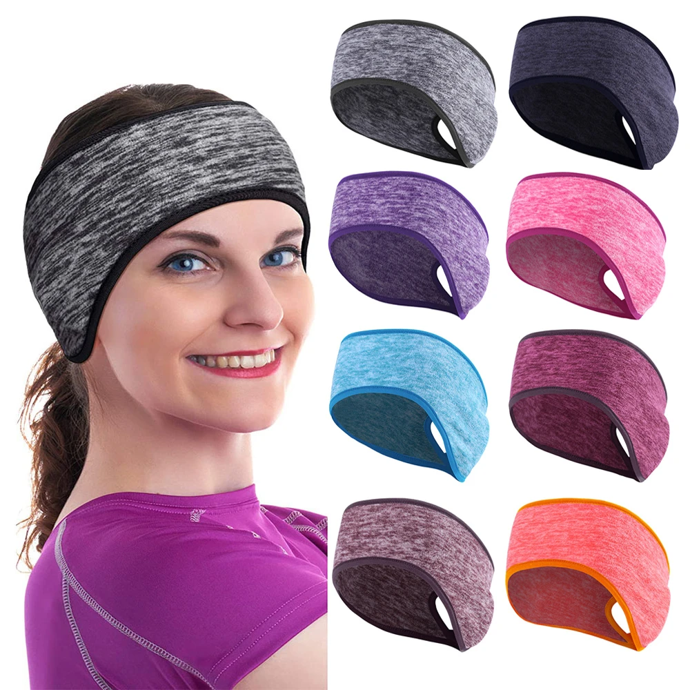 fleece running headband