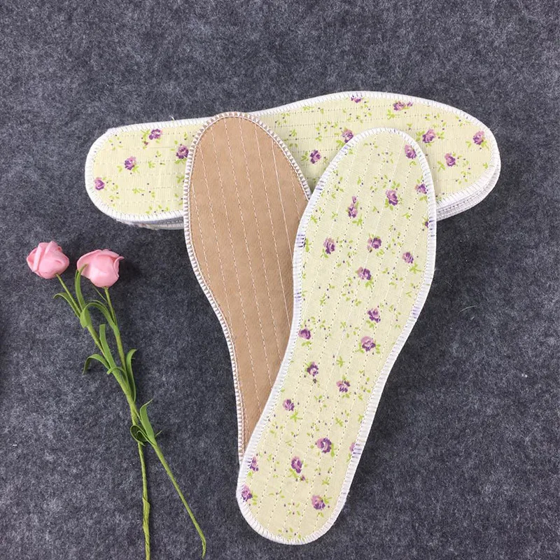 

Spring And Autumn Violet Insole Breathable Sweat Absorbing Cotton Cloth Comfortable Sports Insoles Men And Women Wandering Peddl
