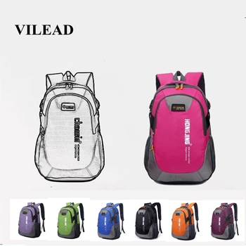 

Vilead Large Capacity Waterproof Nylon Shoulder Bag Fashion Men Women Couple Sports Travel Bag Outdoor Camping Hiking Backpack