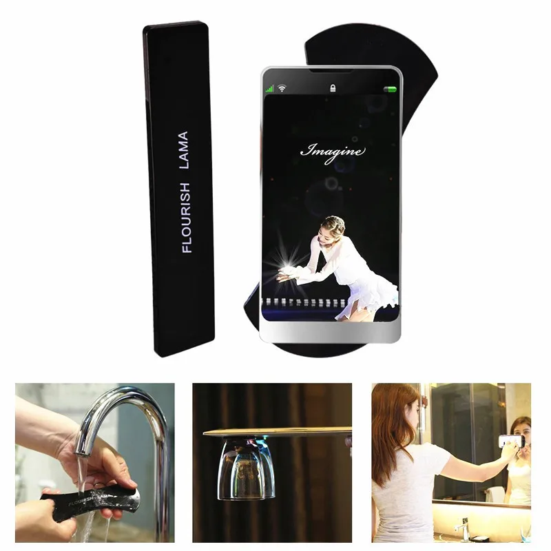 2Pcs/Lot Magic Lama Nano Rubber Pad Mobile Phone Holder No Trace Car Kits Car Bracket Pods Sticky Gel Pad Universal Sticker