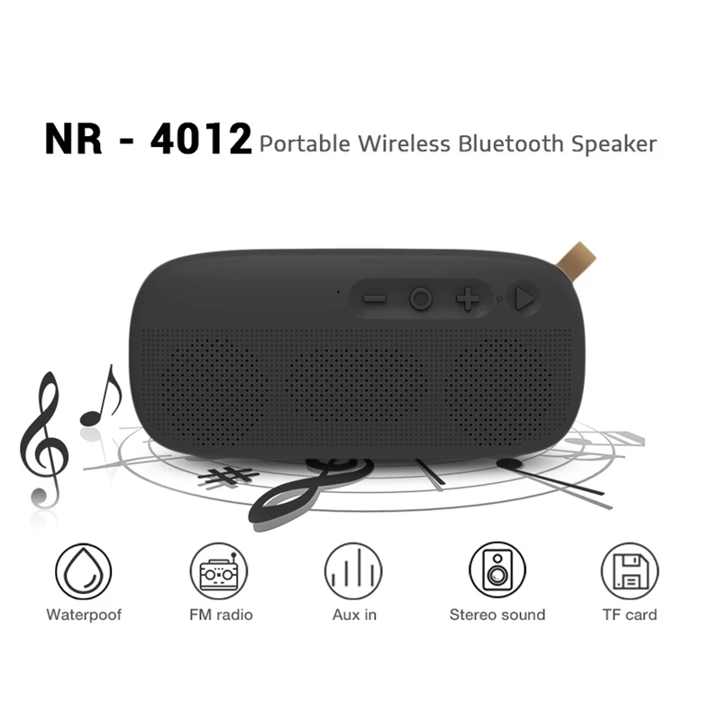 FFYY-Newrixing Bluetooth динамик открытый водонепроницаемый беспроводной стерео портативный динамик
