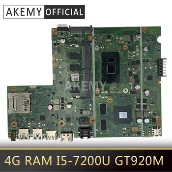 شراءAkemy X541UJ X541UVK اللوحة الأم للكمبيوتر المحمول ASUS X541UJ X541UV X541U X541 اختبار الأصلي اللوحة الأم 4G RAM I5-7200U GT920M