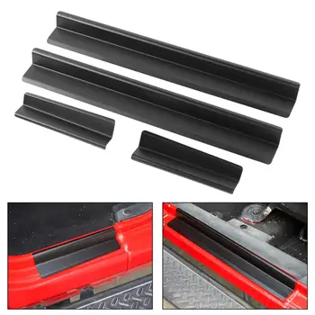 

Areyourshop Door Sill Entry Guard Scuff Plate Protector For Wrangler JK 2007-2017 4Door Door Sill Plate Car-Styling Parts