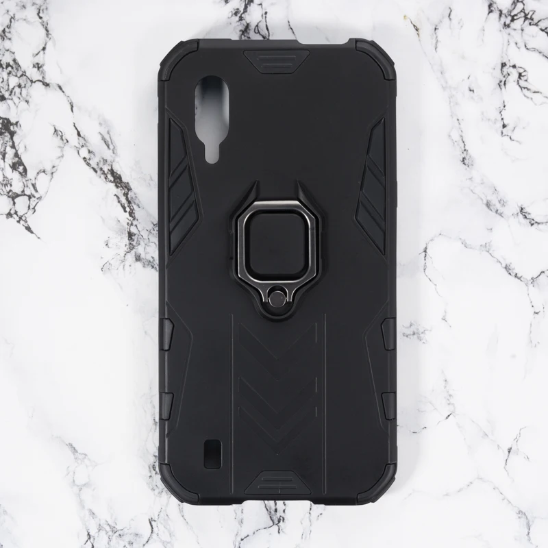 Для Blackview BV6100 чехол кольцо Броня магнитный автомобильный держатель противоударный мягкий бампер чехол для телефона Blackview BV6100 чехол - Цвет: Black