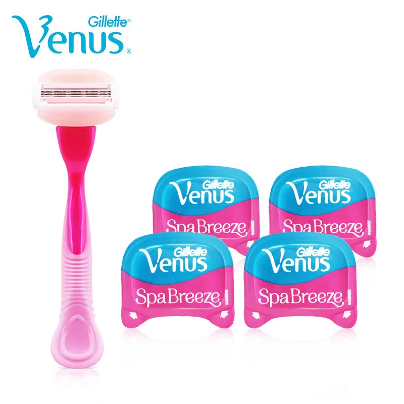 

Razor Gillette Venus Spa Breeze Shaver Razors Machine for shaving + 5 Razor Blades