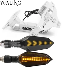 Регулируемый угол мотоцикла номерной знак рамка держатель кронштейн для Triumph Tiger 800 2010- Explorer 1200 2012