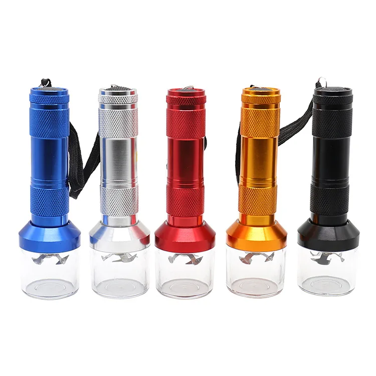 

Electric Torch Shape Grinder Crusher Crank Leaf Tobacco Smoke Spice Herb Muller Machine Herb Tobacco Grinder