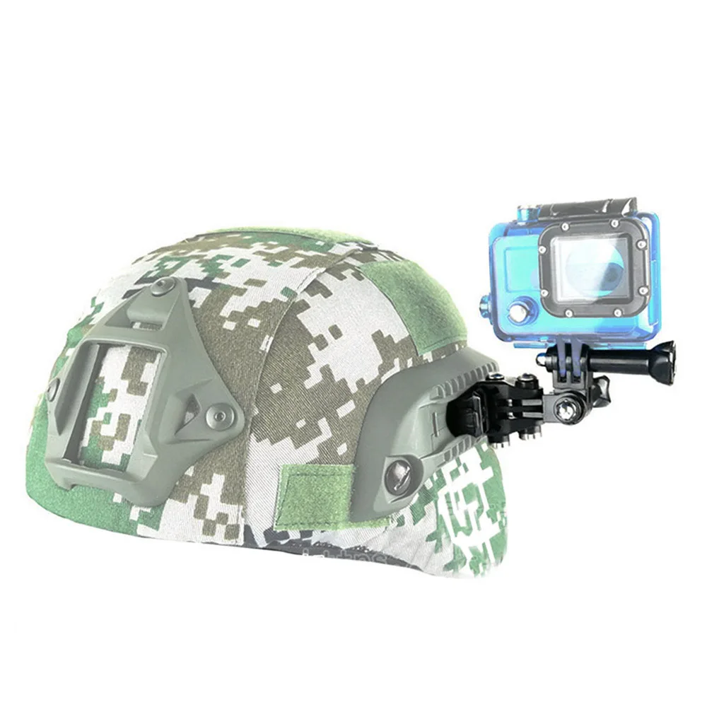 Support Casque pour GoPro - Monture Rail Helmet, Blanc
