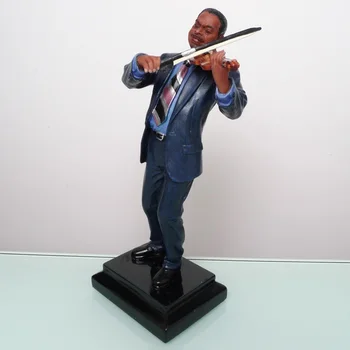

Creative Jazz Music Characters Violin Sculpture Home Piano Gallery Art Museum Singing Murals Dancing Decoration Ornaments Crafts