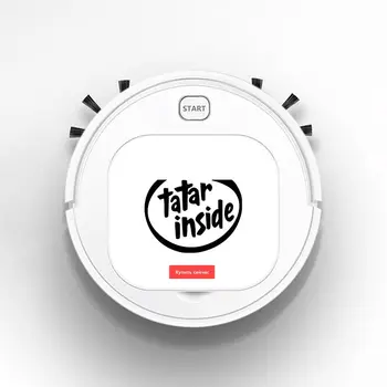 

1800Pa Robot Vacuum Cleaner Multifunctional Smart Floor Sweeper 3-In-1 Auto Rechargeable Dry Wet for Home tatar inside