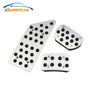 

Xburstcar Car Pedals for Peugeot 3008 5008 AT/MT Accelerator Brake Footrest Fuel Pedal Kit Plate Cover Styling Accessories