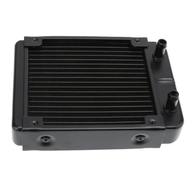 Water Cooling Radiator 120mm 18 Tubes Aluminum alloy Computer Water Cooling Radiator Heat Sink For PC Water Cooling System