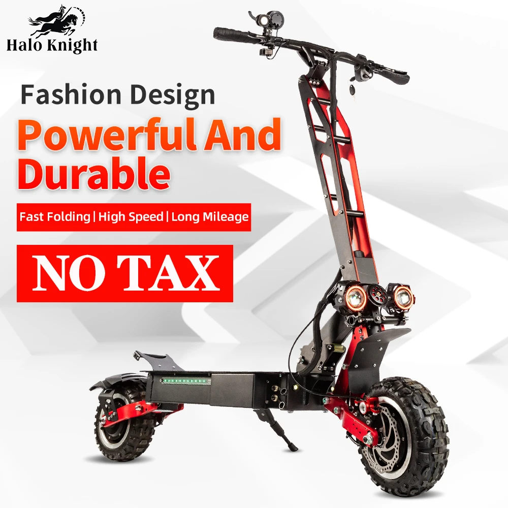 Halo Knight T109 Fashionable 60v 6000w Electric Scooter 95km/h With