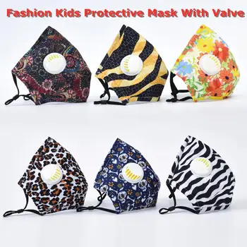 

Beauty Cute KId Breathing Valve Reusable Mouth Mask Tcare PM2.5 Children Respiratory Filtering Anti Dust Face Protective Fashion