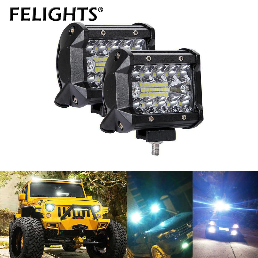1 шт. 60 Вт led бар 12 в рабочий светильник focos 4x4 аксессуары Барко грузовик