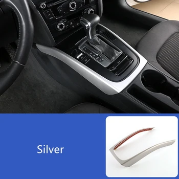 

Car Console Armrest Gear Shift Decoration Frame Cover Trim For- A5 A4 B8 2010-2016 Interior Automotive Accessories