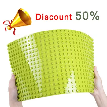 

Big Blocks Base Plate 404 Dots DIY Large Baseplate Building Blocks Toys For Children Compatible All Brands Big block