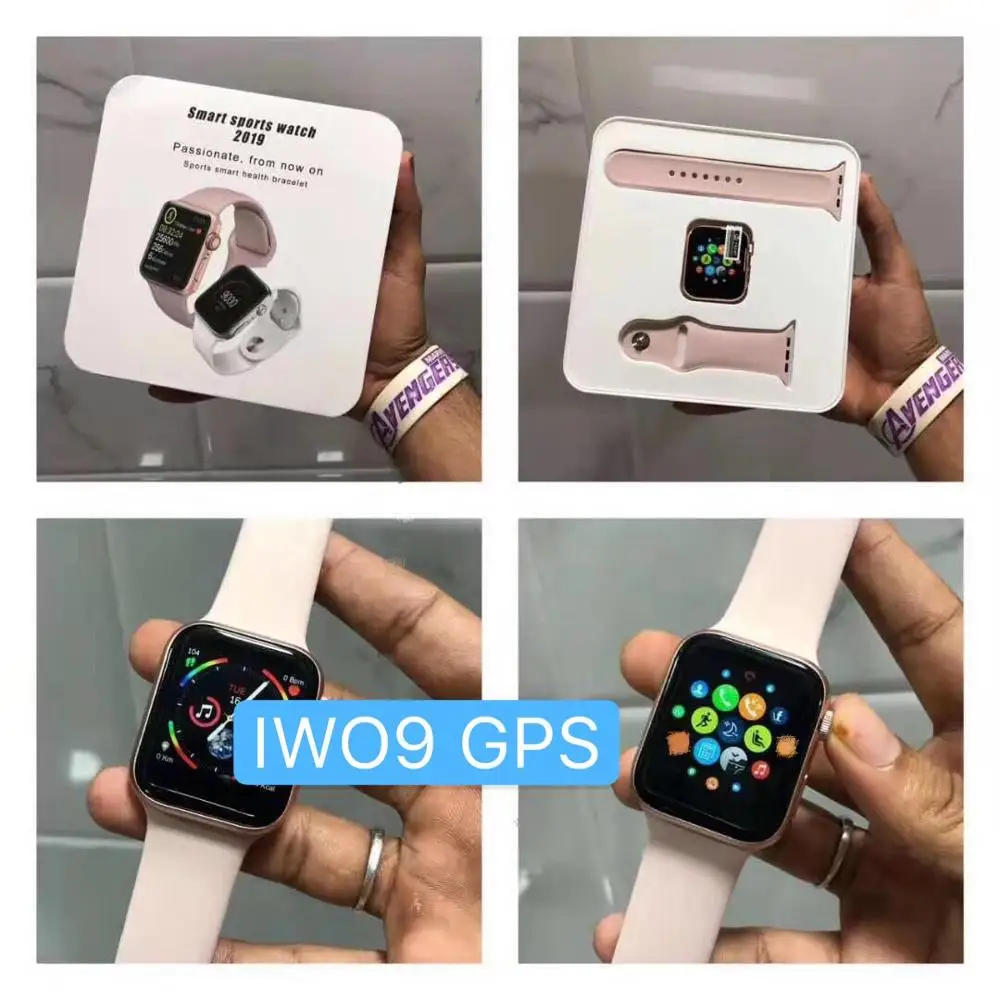 Оригинальные часы серия 4 IWO 9 gps Bluetooth Смарт модные спортивные Reloj Inteligent для мужчин