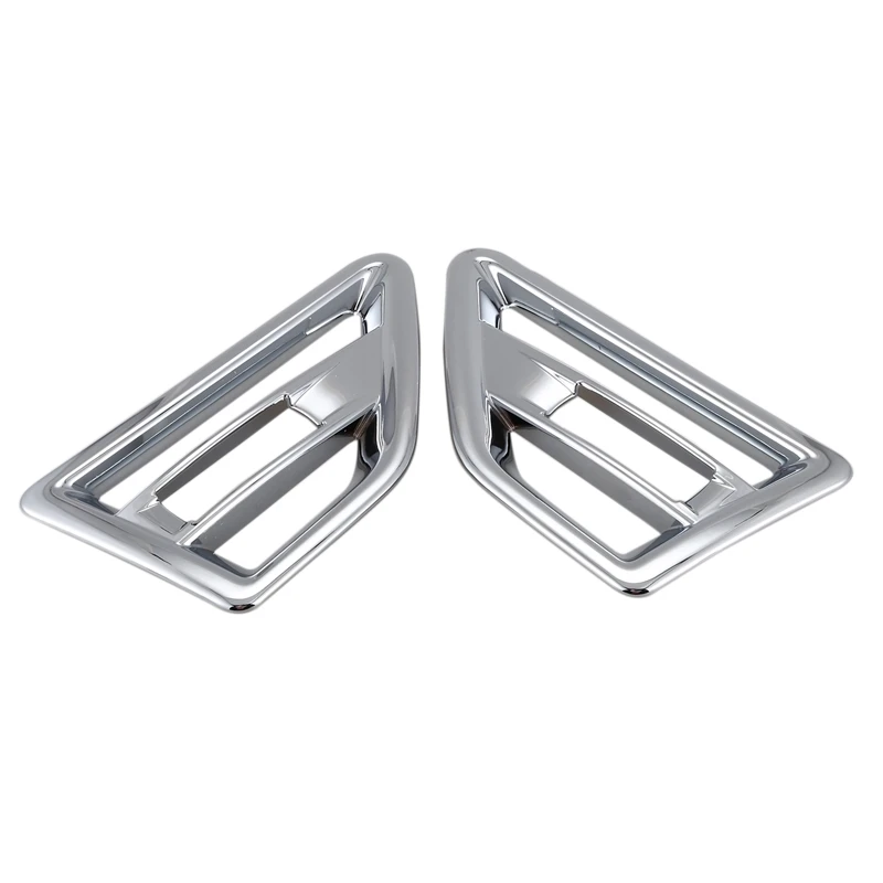 

Accessories Fit for 2007-2015 Land Rover Freelander 2 Lr2 Chrome Wing Side Air Intake Vent Cover Trim Molding Frame 2Pcs/Set