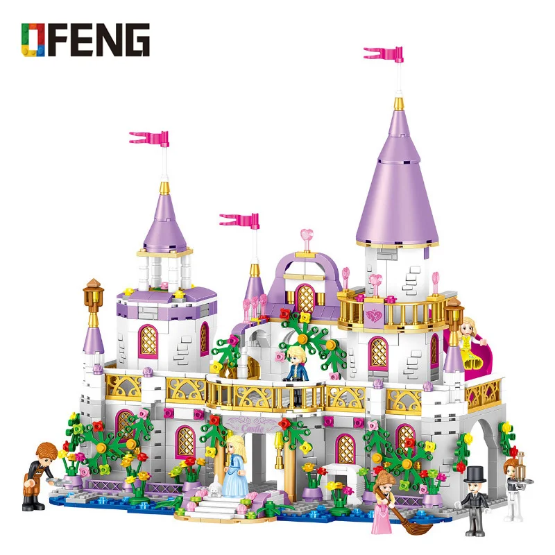 

Girls Friends QL1106 Building Blocks Princess Windsor Castle Compatible Bricks Toys for Girl Christmas Gift
