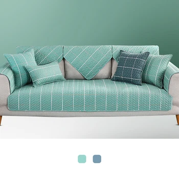 

Super Soft Cotton Corner Sofa Cover for Living Room Modern Couch Slipcover Case Chaise Longue Cover L Shaped Sofa Towel Non-slip