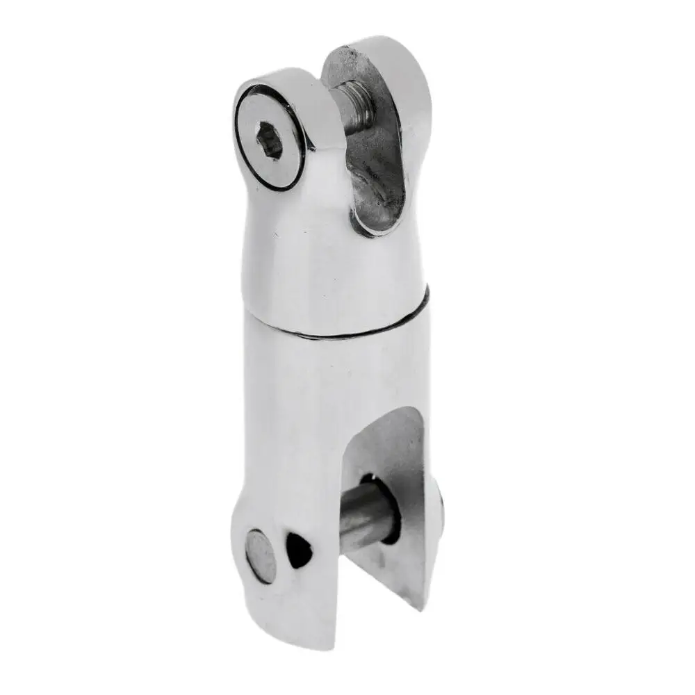 Stainless Steel 316 Anchor Swivel - Marine Grade Eye And Eye Swivel, 8mm (5/16 Inch), 4180 Lbs Breaking Load