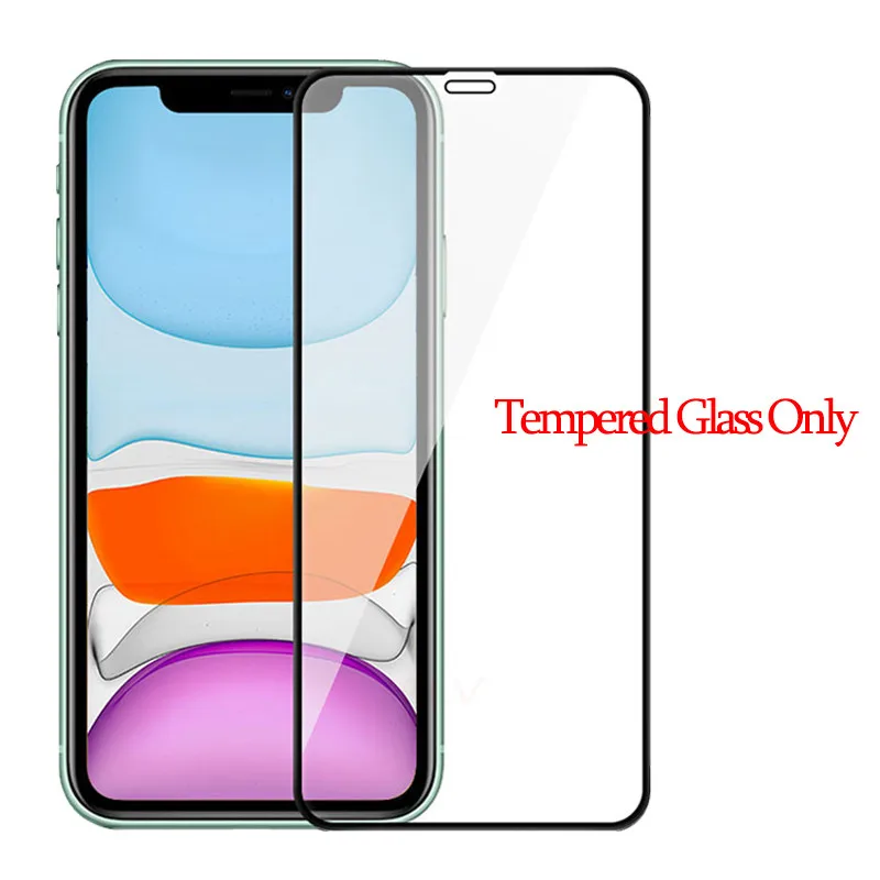 Tempered Glass Only Airbag Ударопрочный чехол+ Камера ззащитное стекло на айфон-11-стекло iPhone-11 3-в-1 Экран Защитная Aйфон 11 про пленка cтекло Apple iPhone11 cтекло айфон 11 iPhone 11 Pro Max 11 Pro 3D cтекло - Цвет: Tempered Glass Only