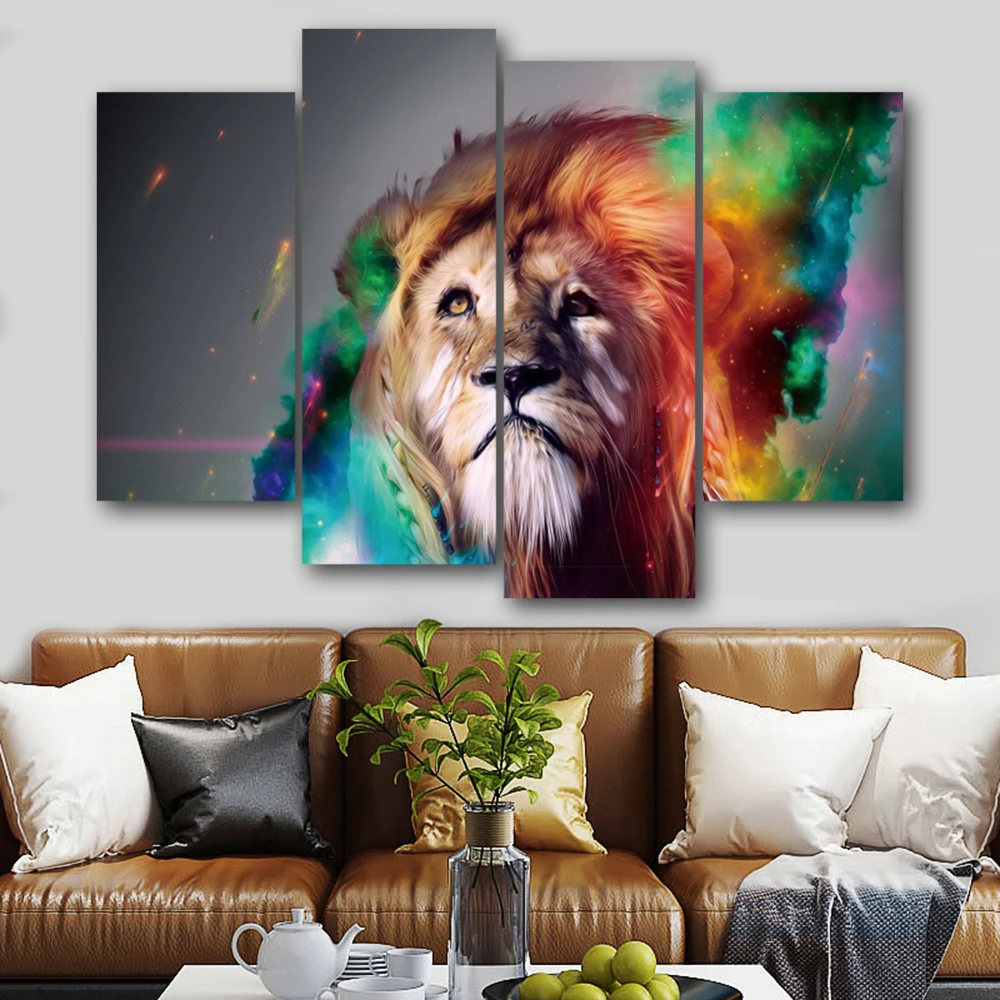 Canvas Painting Natural Animal Wall Art Posters Prints Living Room Home Décor 