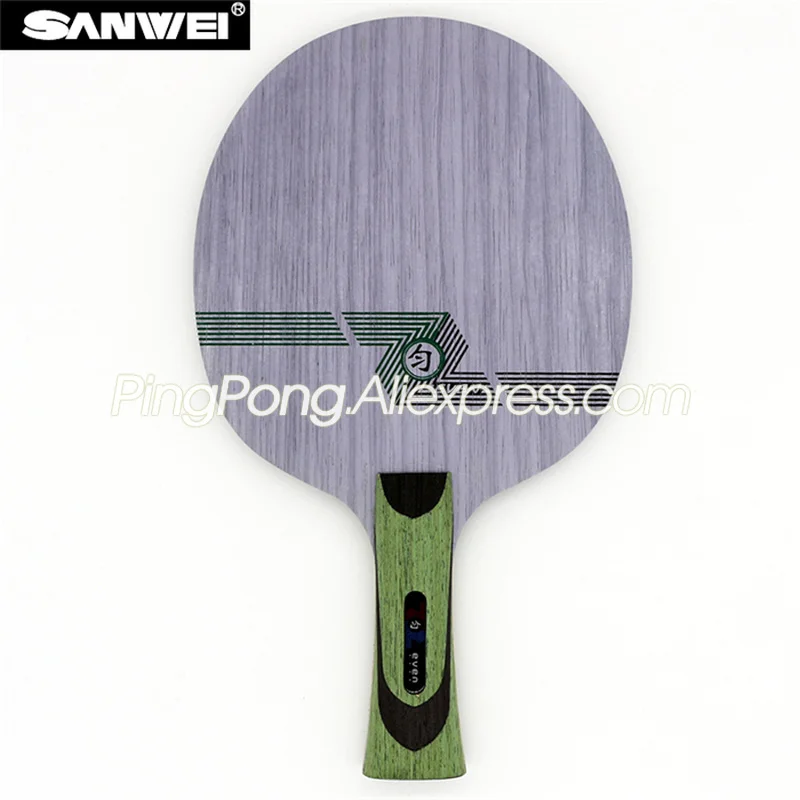 Ракетка для настольного тенниса SANWEI GREEN EVEN / QY 1091 (11ply Even Wood) ракетка пинг понга|table