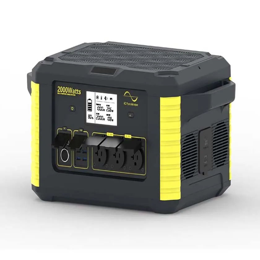Centrale Elettrica Portatile Ricaricabile 2000W Della Centrale Elettrica Portatile Ricaricabile 2000W Della Batteria Di Campeggio Mobile Di Emergenza 
