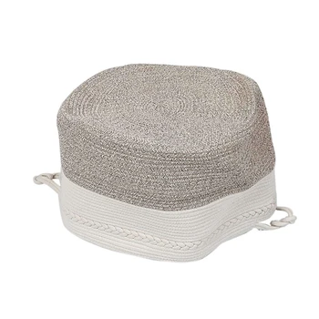 

Cotton Rope Basket with Handle, Laundry Basket, Woven Basket, Baby Toy Storage, Living Room Blanket Basket Dog Toy Storage Bask