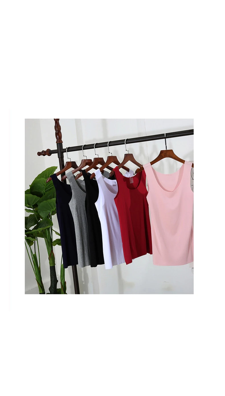 Tide летний сексуальный топ без рукавов Camisole Модальные безрукавки с v-образным вырезом Женские однотонные Повседневные Дышащие футболки