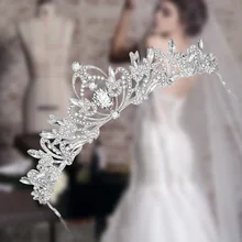 Европа и Америка великолепная Корона невесты высшего класса свадебные аксессуары Красивая модель подиума головной убор аксессуары