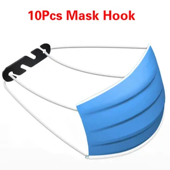 

10Pcs Mask Companion Accessory Hook Pp Adjustable Earband Style Variable Head Extension Buckle Ear Protector