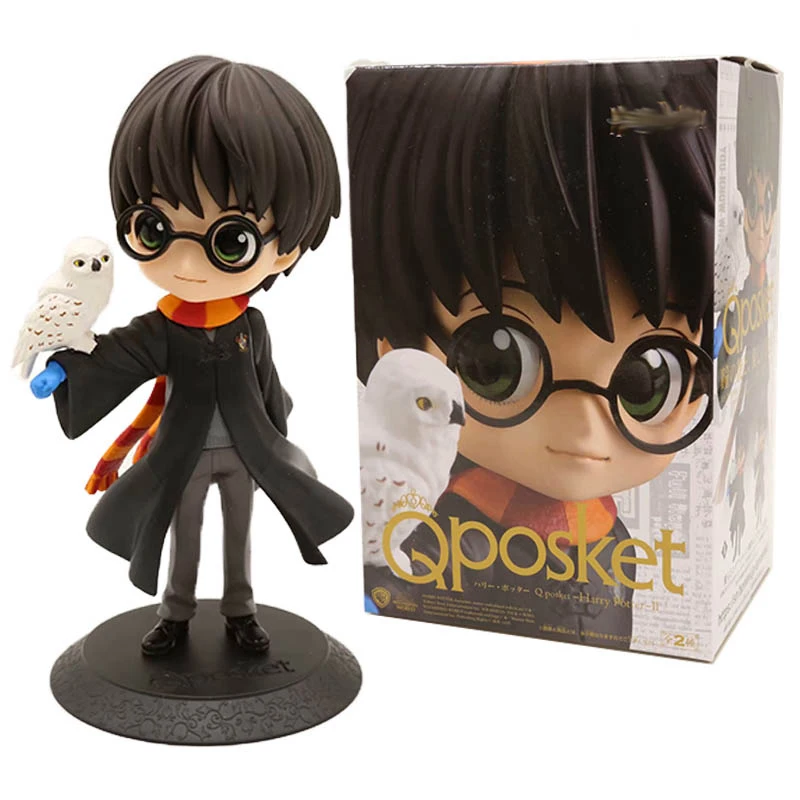 QPosket Big Eyes Potter Snape Granger Weasley Malfoy Newt Action Figure Toy Doll Gift for Christmas